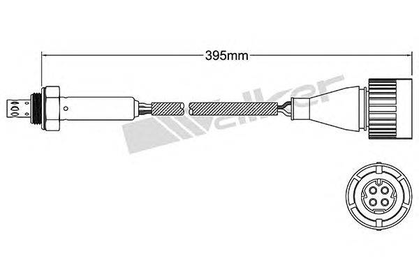 Лямбда-зонд WALKER PRODUCTS 25024801