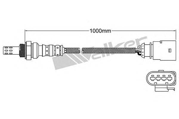 Лямбда-зонд WALKER PRODUCTS 250-24669