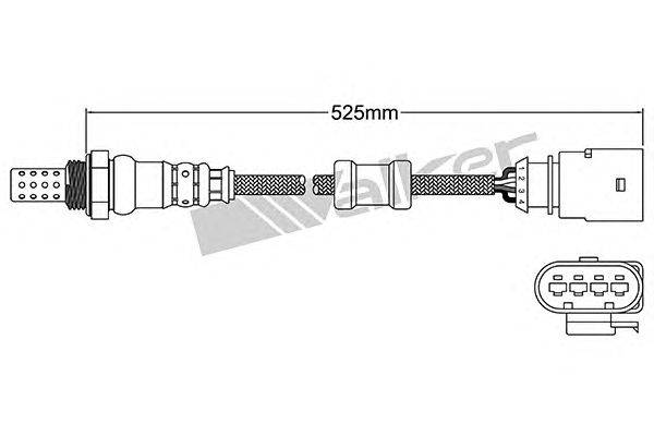 Лямбда-зонд WALKER PRODUCTS 250-24699