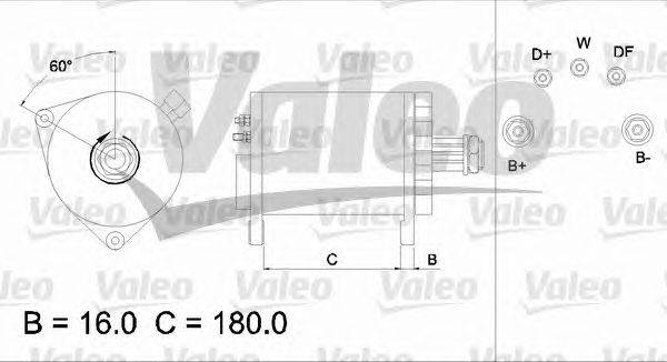 Генератор VALEO 436563