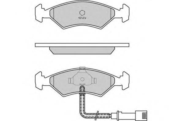 Комплект тормозных колодок, дисковый тормоз AP LP255