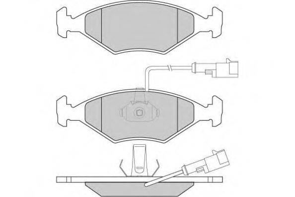 Комплект тормозных колодок, дисковый тормоз E.T.F. 12-0776