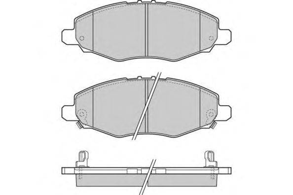 Комплект тормозных колодок, дисковый тормоз E.T.F. 24633