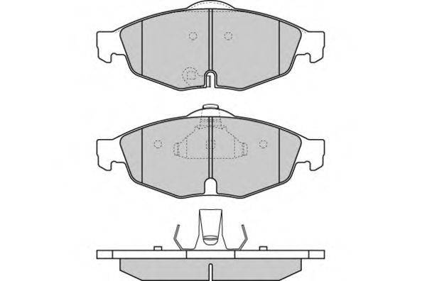 Комплект тормозных колодок, дисковый тормоз E.T.F. 12-1346