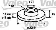 Тормозной диск LUCAS ELECTRICAL 6027814