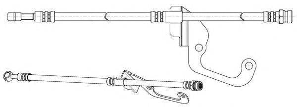 Тормозной шланг CEF 511955