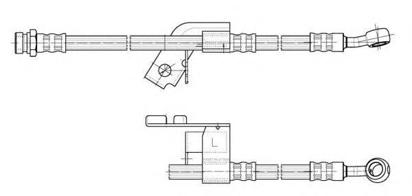 Тормозной шланг CEF 512629