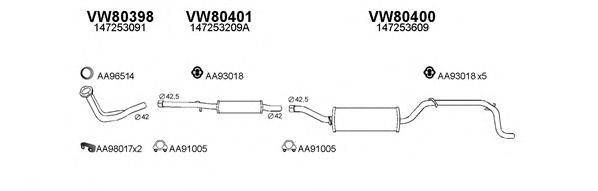 Система выпуска ОГ VENEPORTE 800232