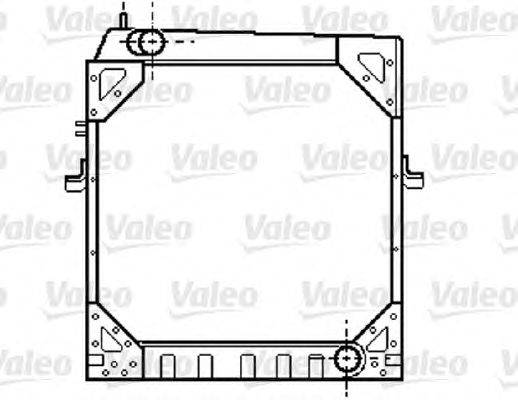 Радиатор, охлаждение двигателя VALEO 733406