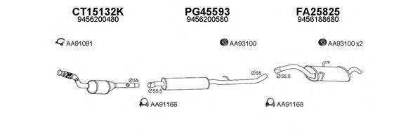 Система выпуска ОГ VENEPORTE 250475