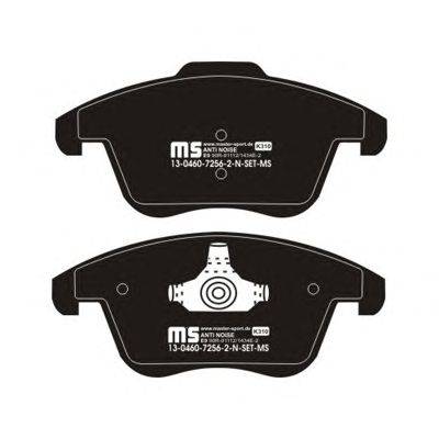 Комплект тормозных колодок, дисковый тормоз MASTER-SPORT 13-0460-7256-2N-SET-MS