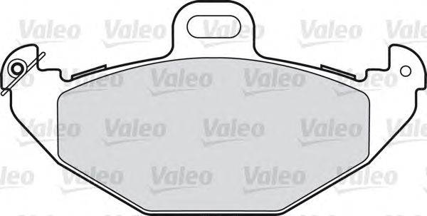 Комплект тормозных колодок, дисковый тормоз VALEO 598328