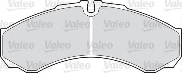 Комплект тормозных колодок, дисковый тормоз VALEO 29121
