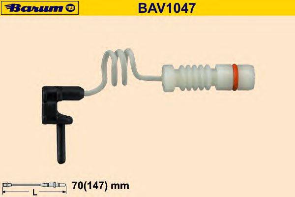 Сигнализатор, износ тормозных колодок BARUM BAV1047