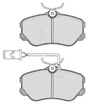 Комплект тормозных колодок, дисковый тормоз RAICAM 21183