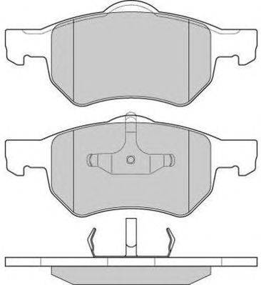 Комплект тормозных колодок, дисковый тормоз FREMAX FBP1561