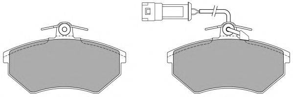 Комплект тормозных колодок, дисковый тормоз FREMAX FBP044601