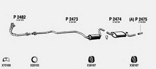 Система выпуска ОГ FENNO FO018