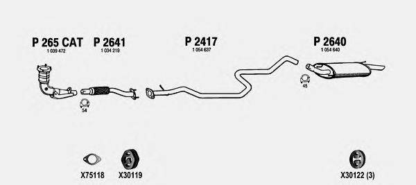 Система выпуска ОГ FENNO FO304
