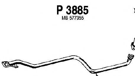 Труба выхлопного газа FENNO P3885