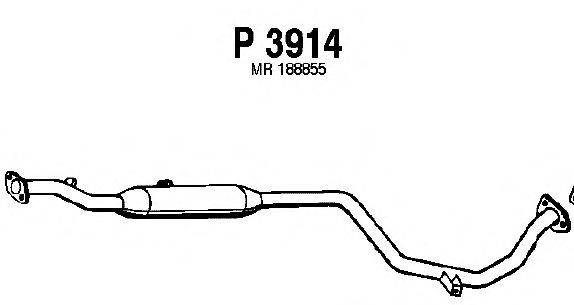 Средний глушитель выхлопных газов FENNO P3914