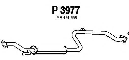 Средний глушитель выхлопных газов FENNO P3977