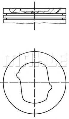Поршень PERFECT CIRCLE 56 06728 0