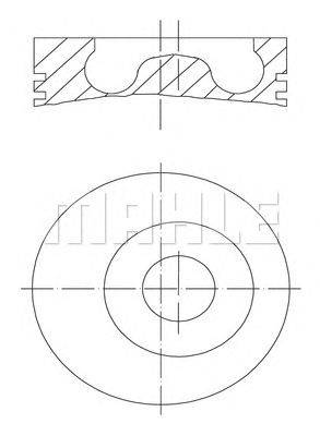 Поршень PERFECT CIRCLE 56 00758 0