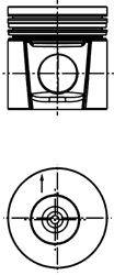 Поршень KOLBENSCHMIDT 40529600