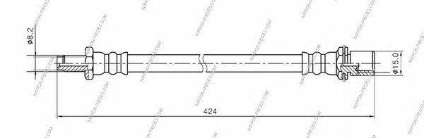 Тормозной шланг NPS ADT353104