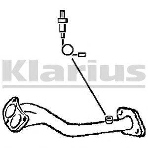 Труба выхлопного газа KLARIUS 301632