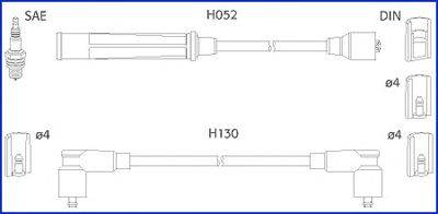 Комплект проводов зажигания HÜCO 134473