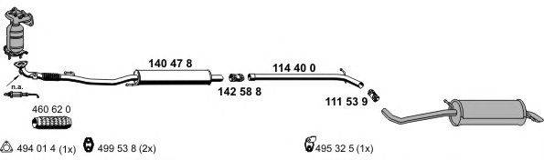 Система выпуска ОГ ERNST 190147
