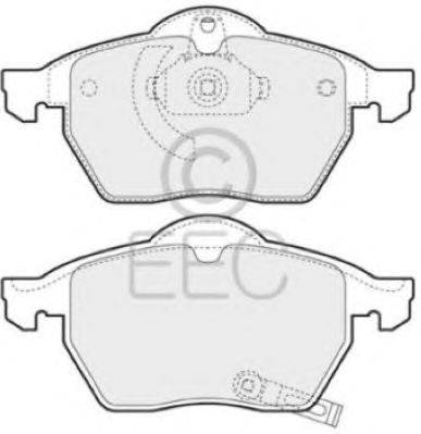 Комплект тормозных колодок, дисковый тормоз EEC BRP1064