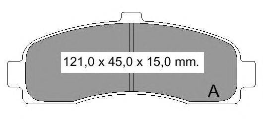 Комплект тормозных колодок, дисковый тормоз VEMA 835190
