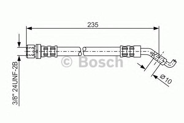 Тормозной шланг BOSCH 1 987 476 207