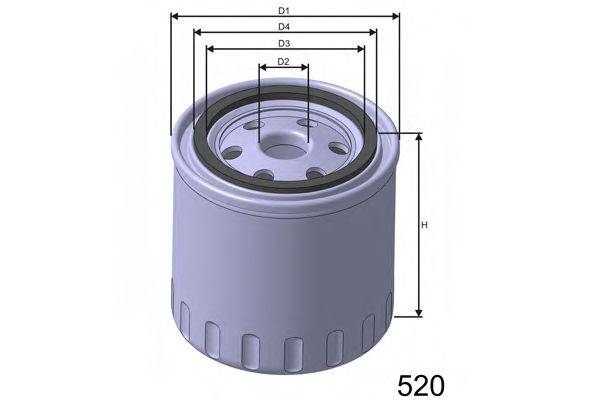 Масляный фильтр MISFAT Z457