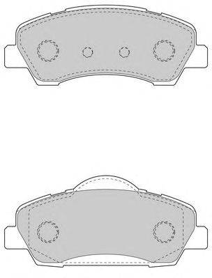 Комплект тормозных колодок, дисковый тормоз WAGNER 25251