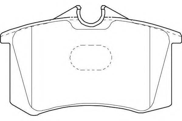 Комплект тормозных колодок, дисковый тормоз WAGNER WBP20961G
