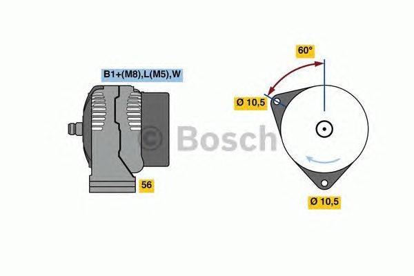 Генератор BOSCH 0 124 525 147