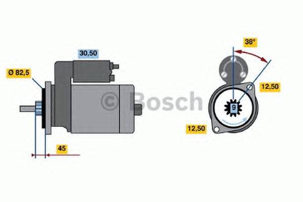 Стартер BOSCH 0 986 010 940