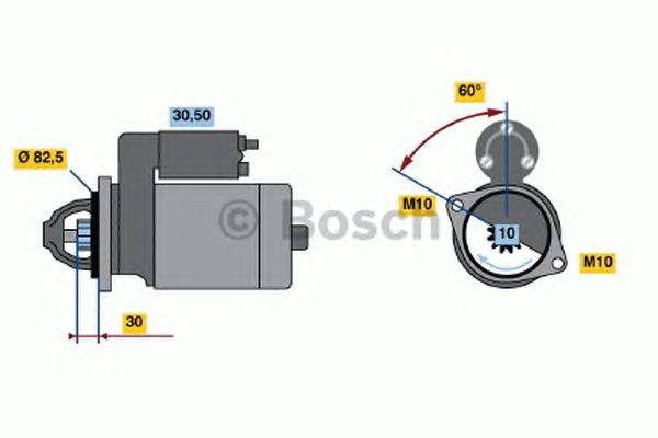 Стартер BOSCH 1391