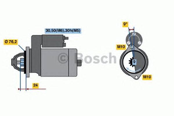 Стартер BOSCH 1717