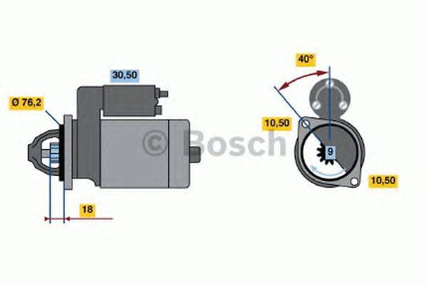 Стартер BOSCH 1904