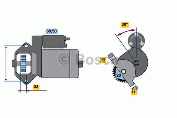 Стартер BOSCH 2051