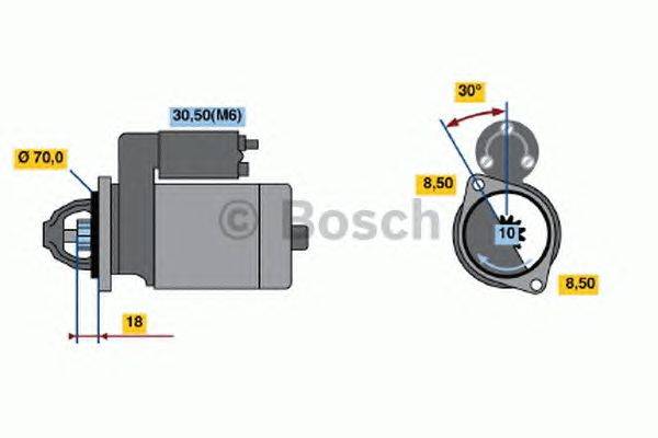 Стартер BOSCH 2126