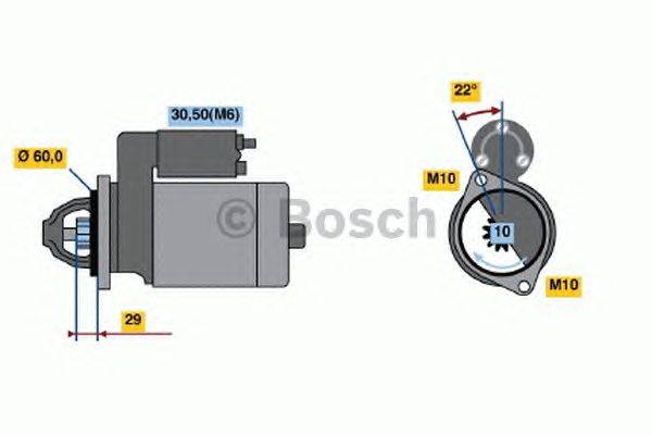 Стартер BOSCH 2132