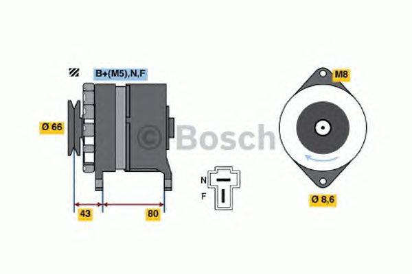 Генератор BOSCH 0 986 032 431