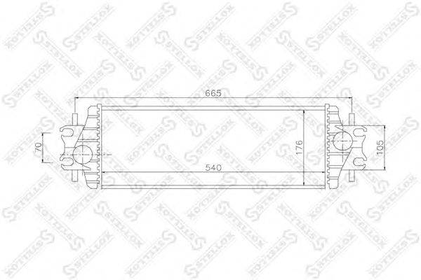 Интеркулер STELLOX 10-40137-SX