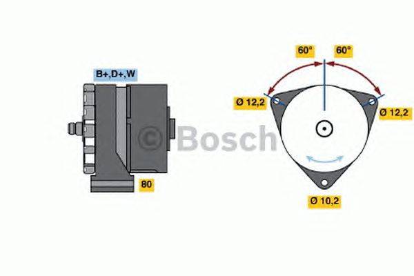 Генератор BOSCH 3357